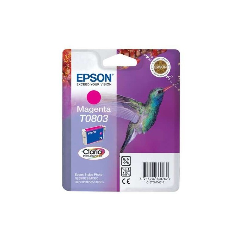 Epson T0803 Magenta Cartucho de Tinta Original - C13T08034011