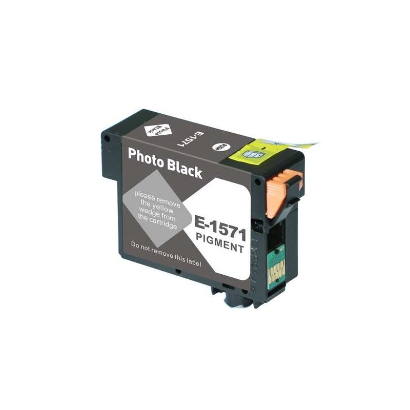 Epson T1571 Negro Photo Cartucho de Tinta Pigmentada Generico - Reemplaza C13T15714010