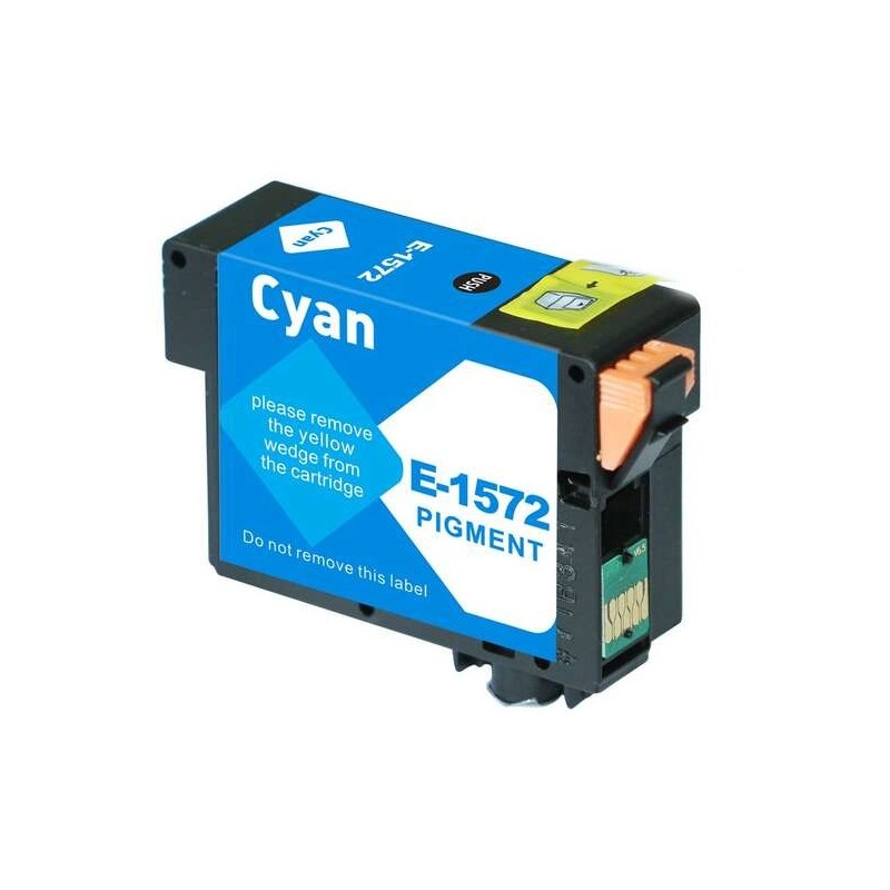 Epson T1572 Cyan Cartucho de Tinta Pigmentada Generico - Reemplaza C13T15724010
