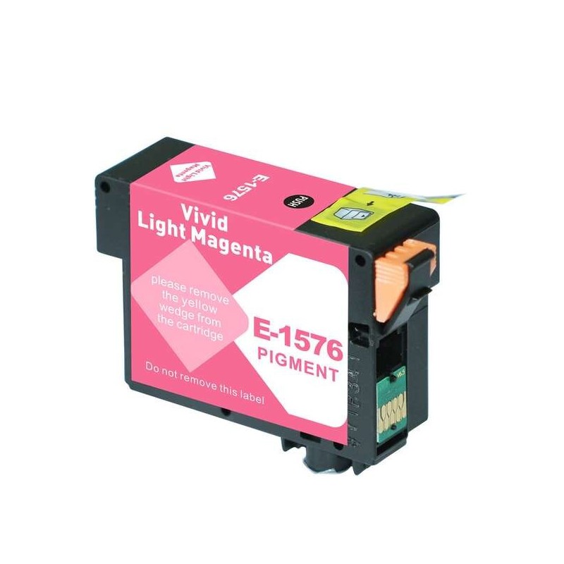 Epson T1576 Magenta Light Cartucho de Tinta Pigmentada Generico - Reemplaza C13T15764010