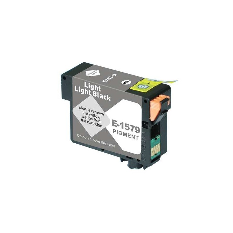 Epson T1579 Negro Light Light Cartucho de Tinta Pigmentada Generico - Reemplaza C13T15794010