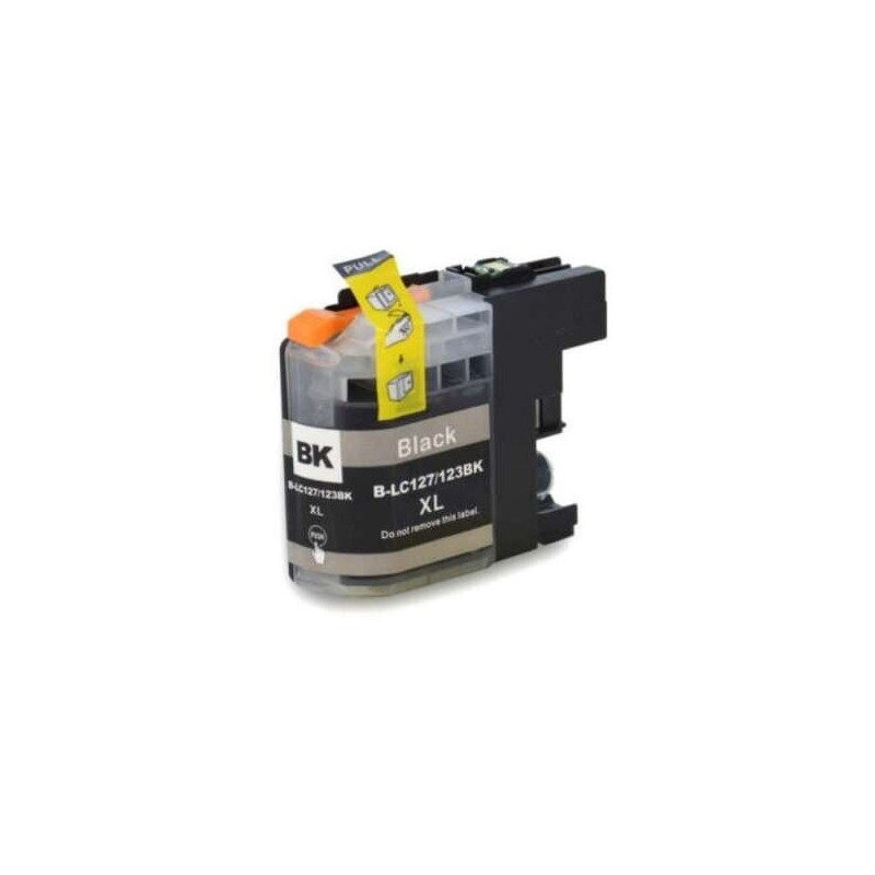 Brother LC123XL/LC121XL Negro Cartucho de Tinta Generico - Reemplaza LC123BK/LC121BK