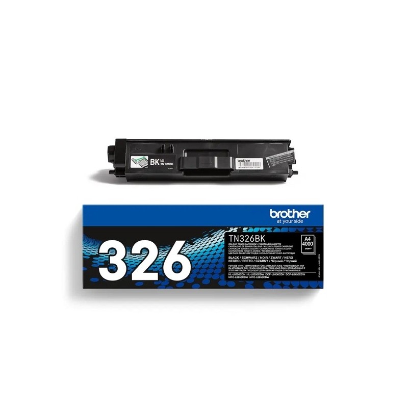 Brother TN326 Negro Cartucho de Toner Original - TN326BK