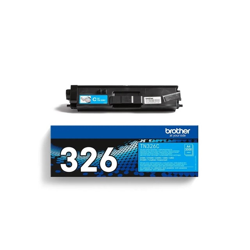 Brother TN326 Cyan Cartucho de Toner Original - TN326C