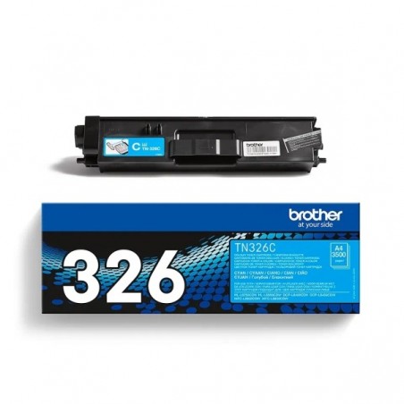 Brother TN326 Cyan Cartucho de Toner Original - TN326C