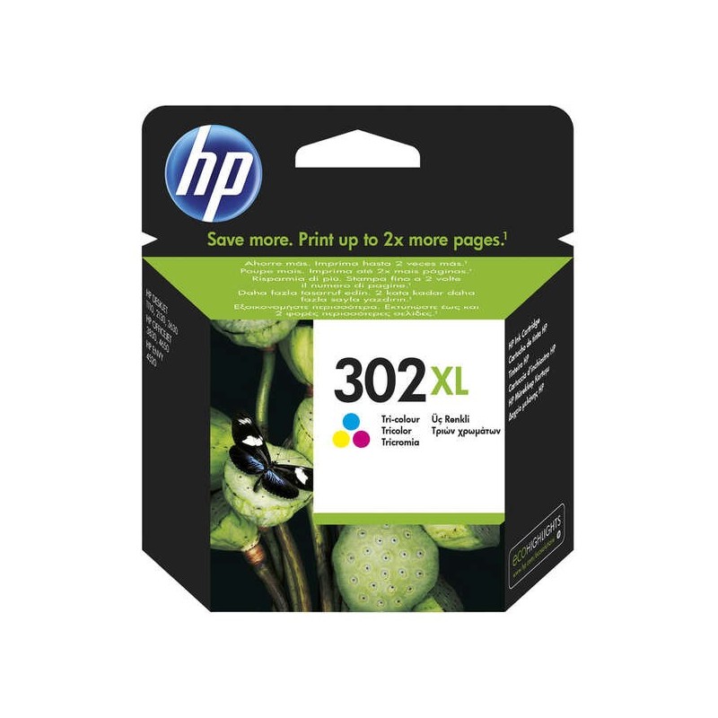HP 302XL Color Cartucho de Tinta Original - F6U67AE