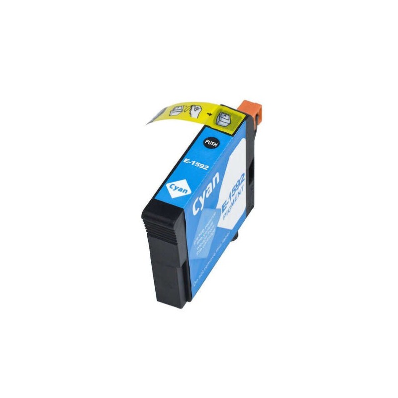 Epson T1592 Cyan Cartucho de Tinta Pigmentada Generico - Reemplaza C13T15924010