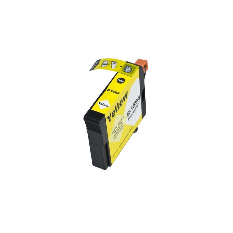 Epson T1594 Amarillo Cartucho de Tinta Pigmentada Generico - Reemplaza C13T15944010
