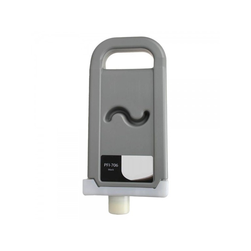 Canon PFI706 Negro Cartucho de Tinta Pigmentada Generico - Reemplaza 6681B001