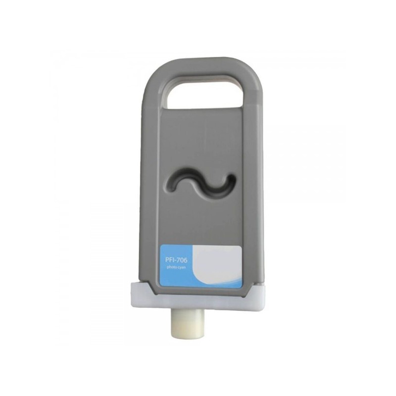 Canon PFI706 Cyan Photo Cartucho de Tinta Pigmentada Generico - Reemplaza 6685B001