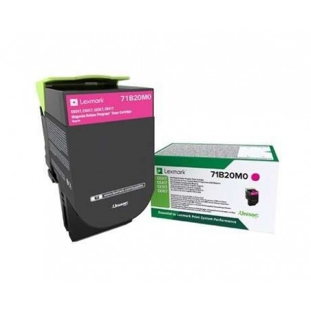 Lexmark CS317/CS417/CS517/CX317/CX417/CX517 Magenta Cartucho de Toner Original - 71B20M0/71B0030