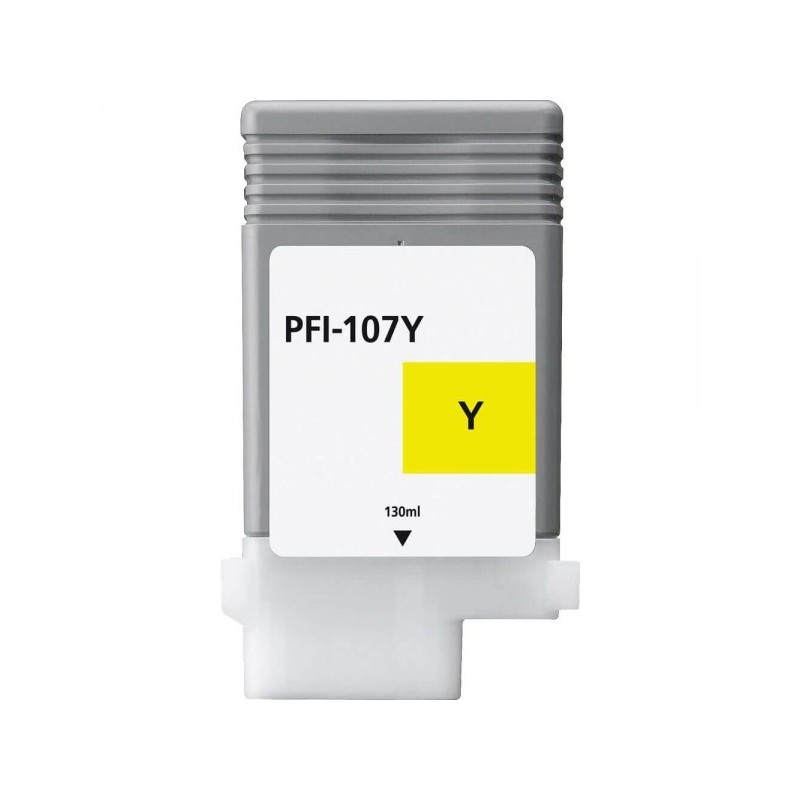 Canon PFI107 Amarillo Cartucho de Tinta Generico - Reemplaza PFI107Y/6708B001