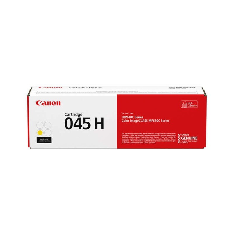 Canon 045H Amarillo Cartucho de Toner Original - 1243C002