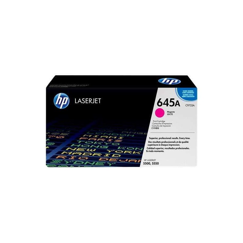 HP C9733A Magenta Cartucho de Toner Original - 645A