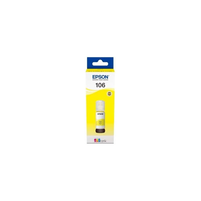 Epson 106 Amarillo Botella de Tinta Original - C13T00R440