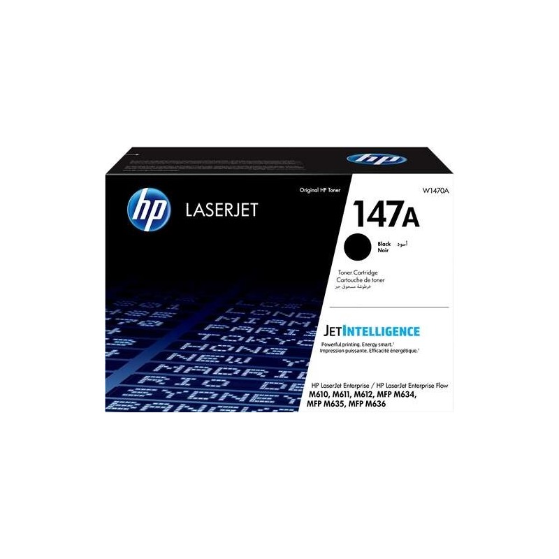 HP W1470A Negro Cartucho de Toner Original - 147A