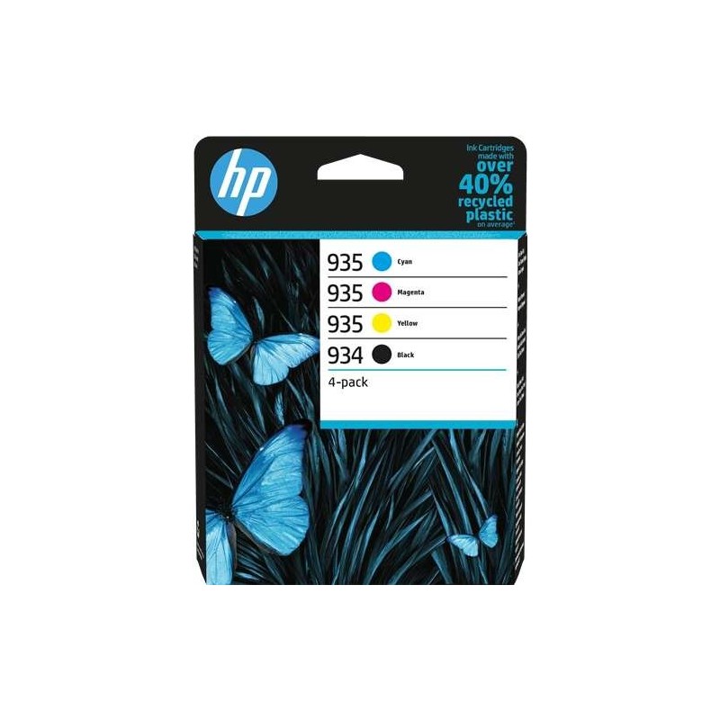 HP 934 + 935 Pack de 4 Cartuchos de Tinta Originales - 6ZC72AE
