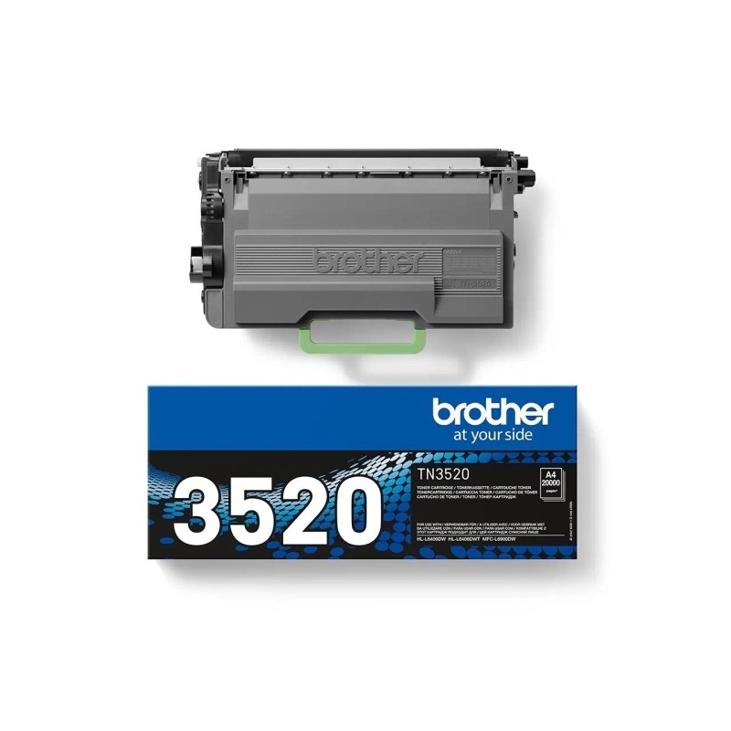 Brother TN3520 Negro Cartucho de Toner Original