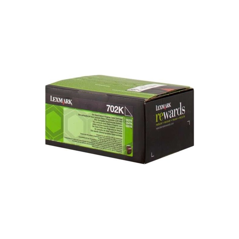 Lexmark CS310/CS410/CS510 Negro Cartucho de Toner Original - 70C20K0/70C20KE/702K