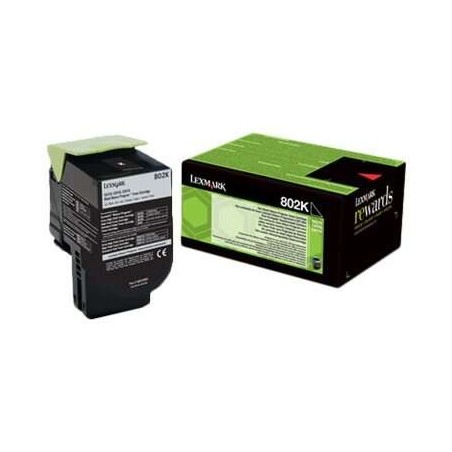 Lexmark CX310/CX410/CX510 Negro Cartucho de Toner Original - 80C20K0/80C20KE/802K