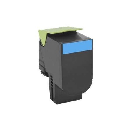 Lexmark CX410/CX510 Cyan Cartucho de Toner Original - 80C2HC0/80C2HCE/802HC