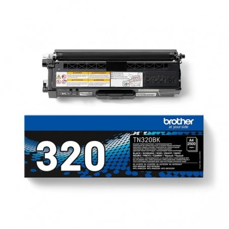 Brother TN320 Negro Cartucho de Toner Original - TN320BK