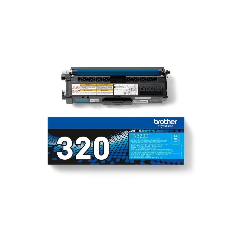 Brother TN320 Cyan Cartucho de Toner Original - TN320C