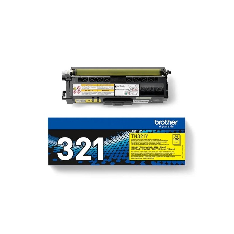 Brother TN321 Amarillo Cartucho de Toner Original - TN321Y