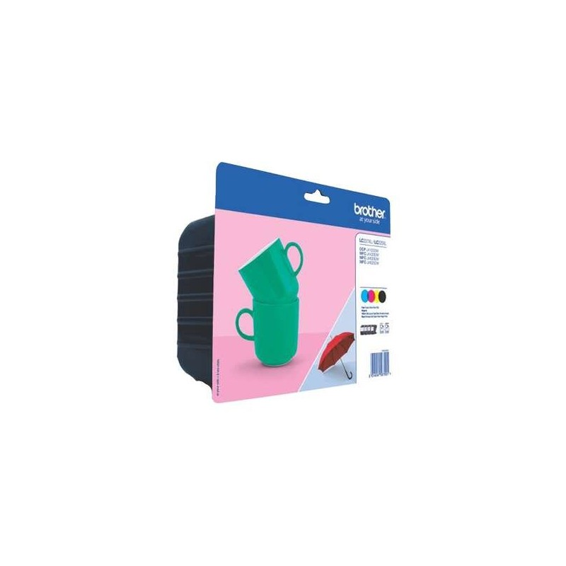 Brother LC227XL/LC225XL Pack de 4 Cartuchos de Tinta Originales - LC227XLVALBP