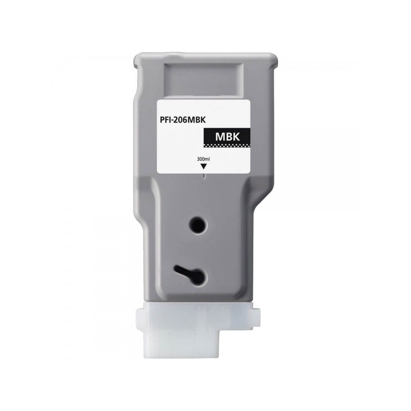 Canon PFI206 Negro Mate Cartucho de Tinta Pigmentada Generico - PFI206MBK/5302B001