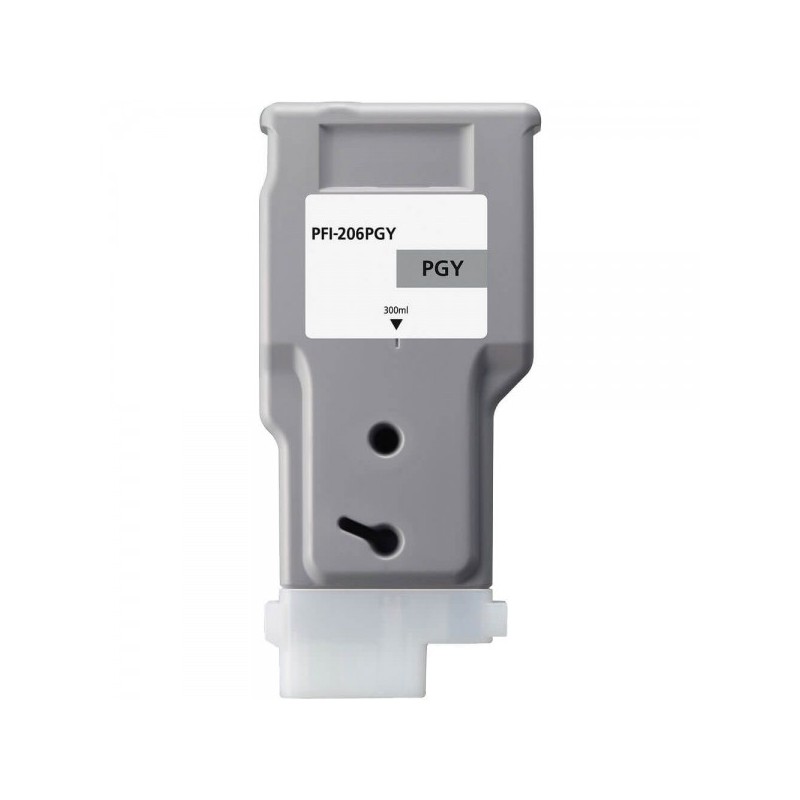 Canon PFI206 Gris Photo Cartucho de Tinta Pigmentada Generico - Reemplaza PFI206PGY/5313B001