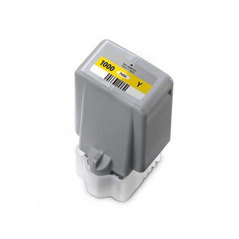 Canon PFI1000 Amarillo Cartucho de Tinta Pigmentada Generico - Reemplaza PFI1000Y/0549C001