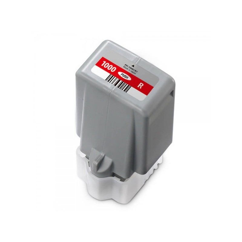Canon PFI1000 Rojo Cartucho de Tinta Pigmentada Generico - Reemplaza PFI1000R/0554C001