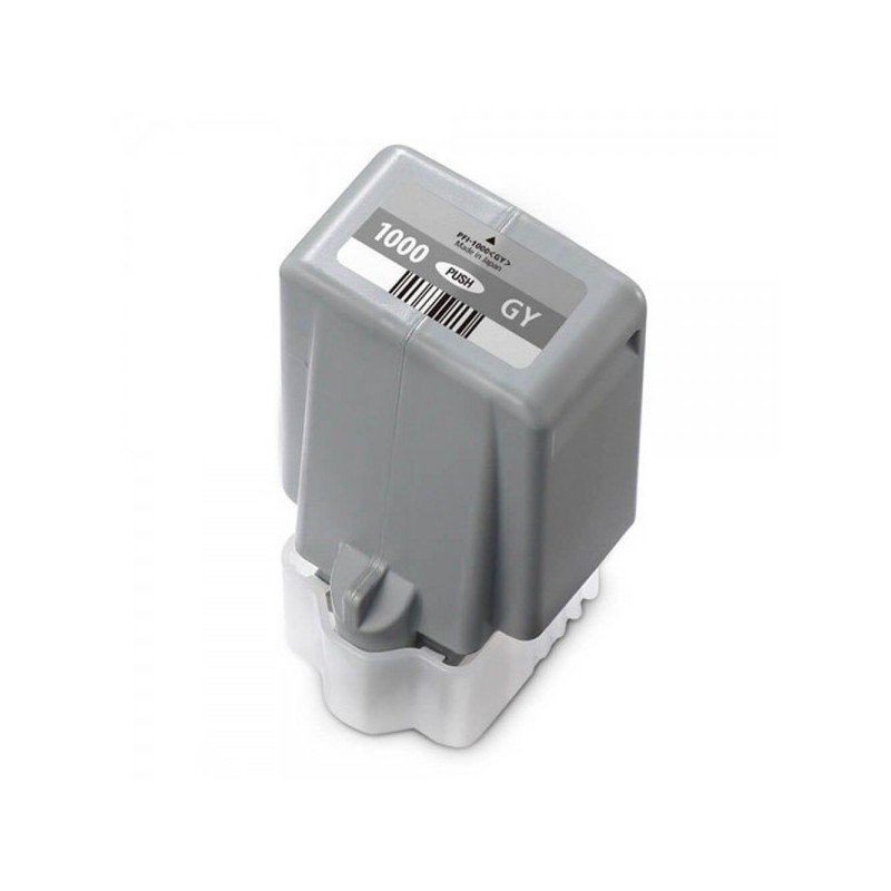 Canon PFI1000 Gris Cartucho de Tinta Pigmentada Generico - Reemplaza PFI1000GY/0552C001