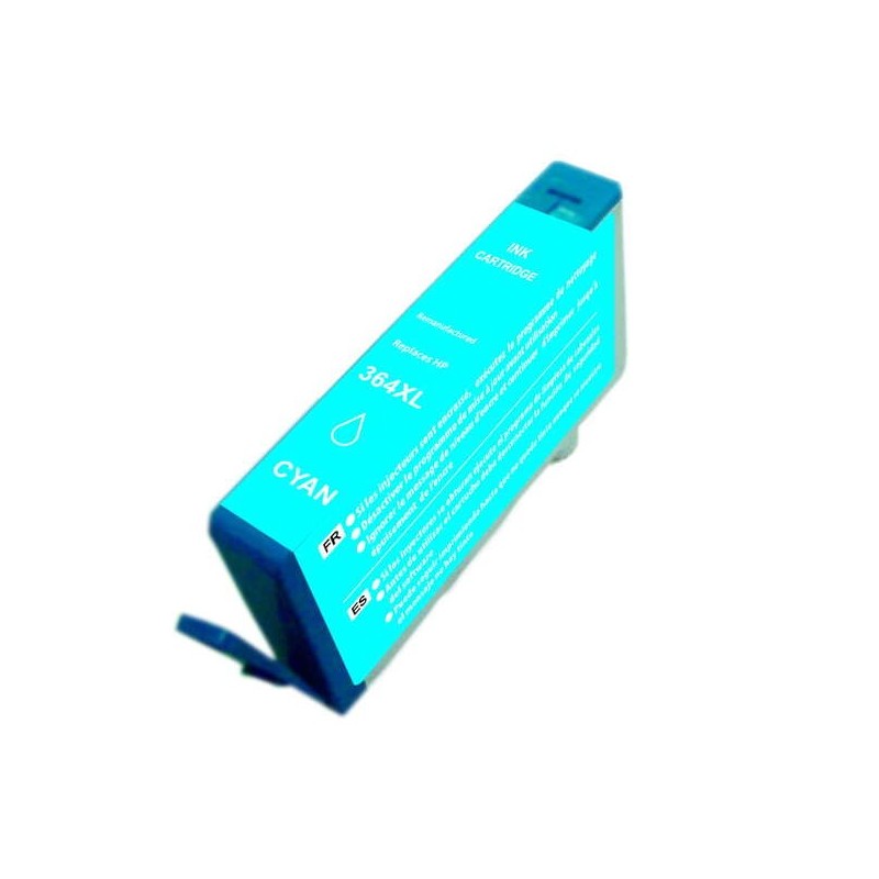 HP 364XL Cyan Cartucho de Tinta Generico - Reemplaza CB323EE/CB318EE