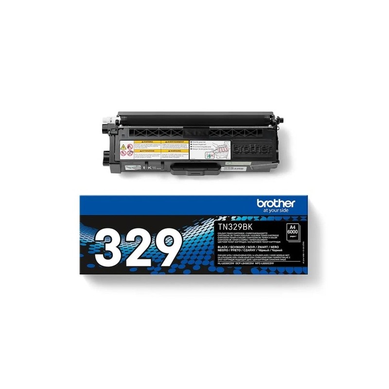 Brother TN329 Negro Cartucho de Toner Original - TN329BK