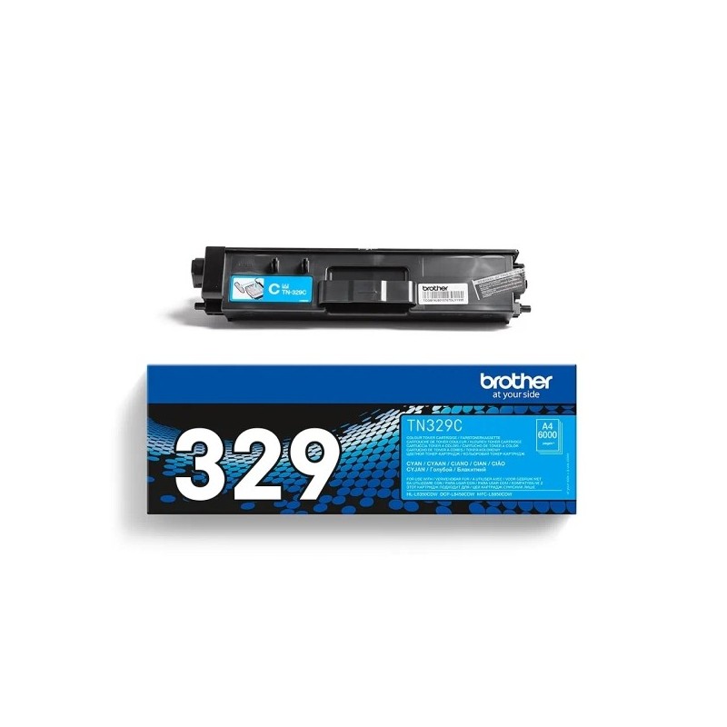 Brother TN329 Cyan Cartucho de Toner Original - TN329C