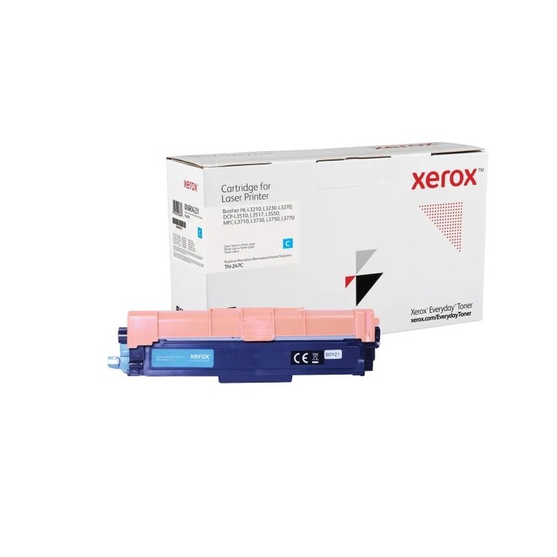Xerox Everyday Brother TN247/TN243 Cyan Cartucho de Toner Generico - Reemplaza TN247C/TN243C