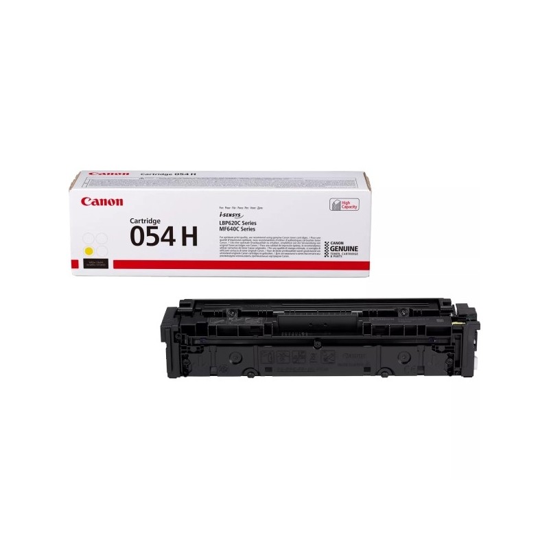 Canon 054H Amarillo Cartucho de Toner Original - 3025C002