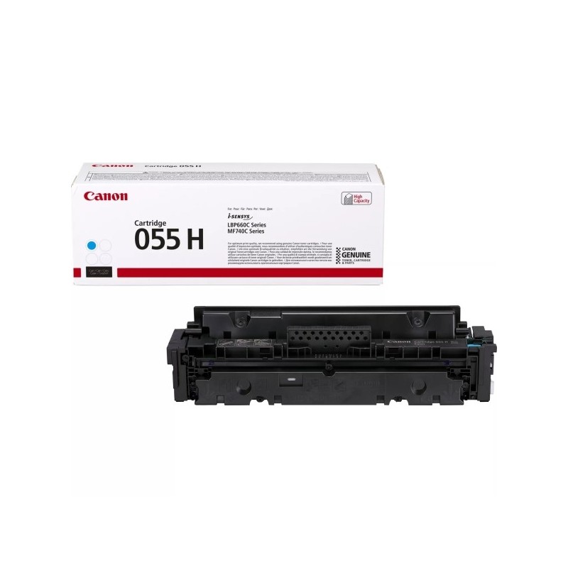 Canon 055H Cyan Cartucho de Toner Original - 3019C002