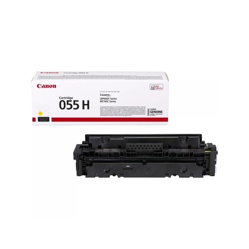 Canon 055H Amarillo Cartucho de Toner Original - 3017C002