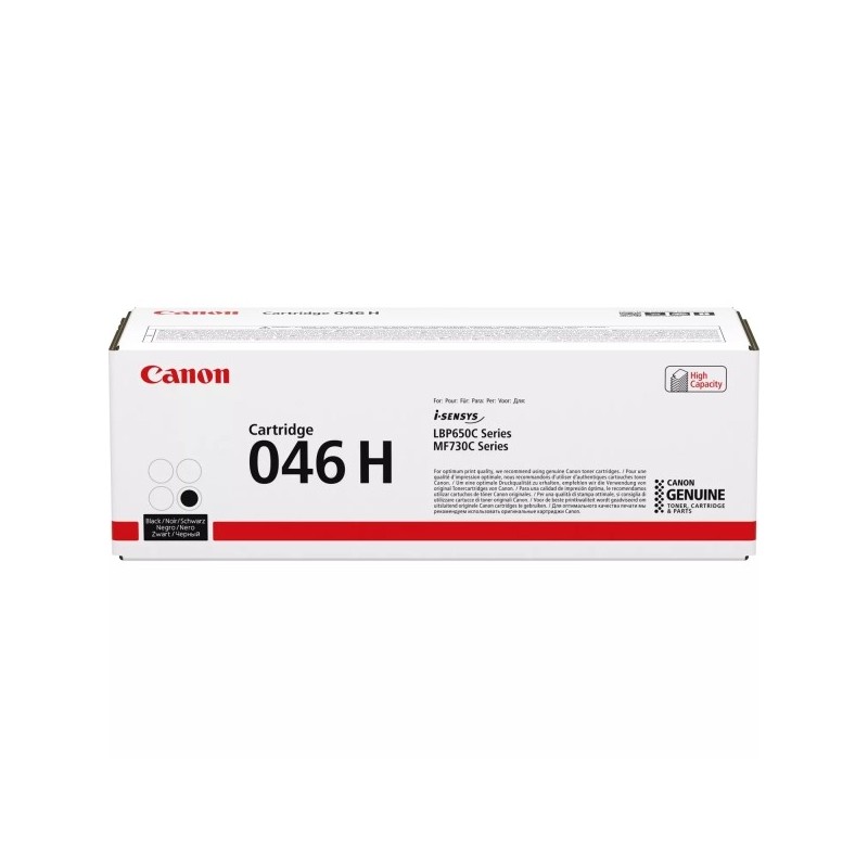 Canon 046H Negro Cartucho de Toner Original - 1254C002