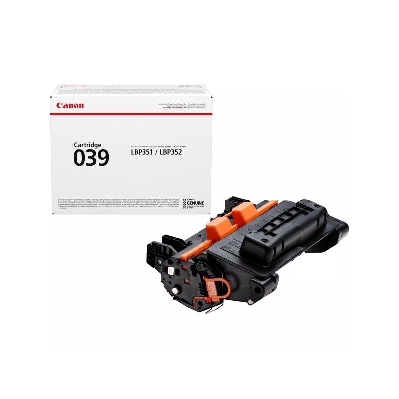 Canon 039 Negro Cartucho de Toner Original - 0287C001