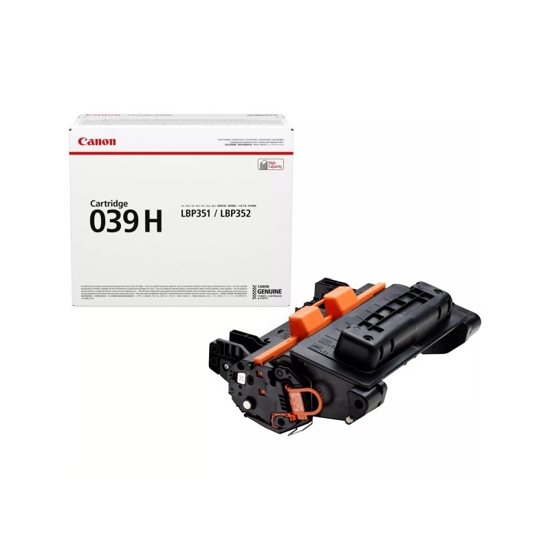 Canon 039H Negro Cartucho de Toner Original - 0288C001