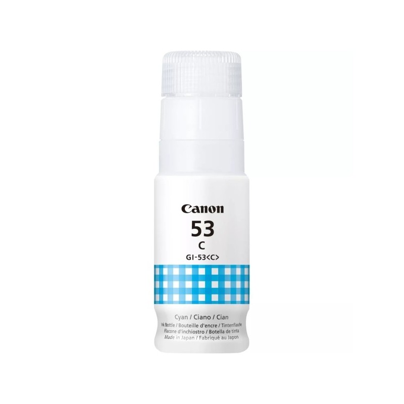 Canon GI53 Cyan Botella de Tinta Original - GI53C/4673C001