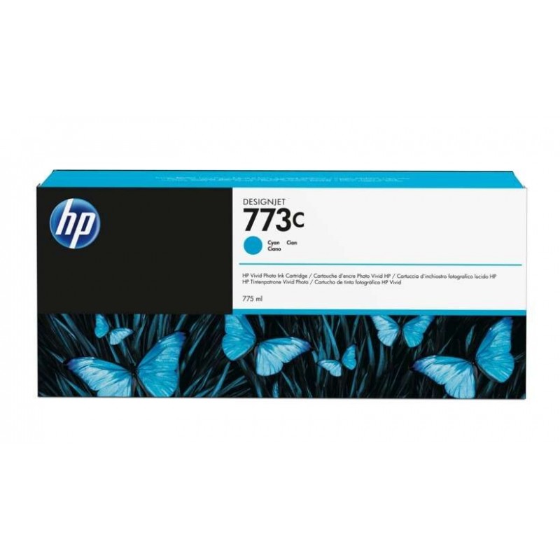 HP 773C Cyan Cartucho de Tinta Original - C1Q42A