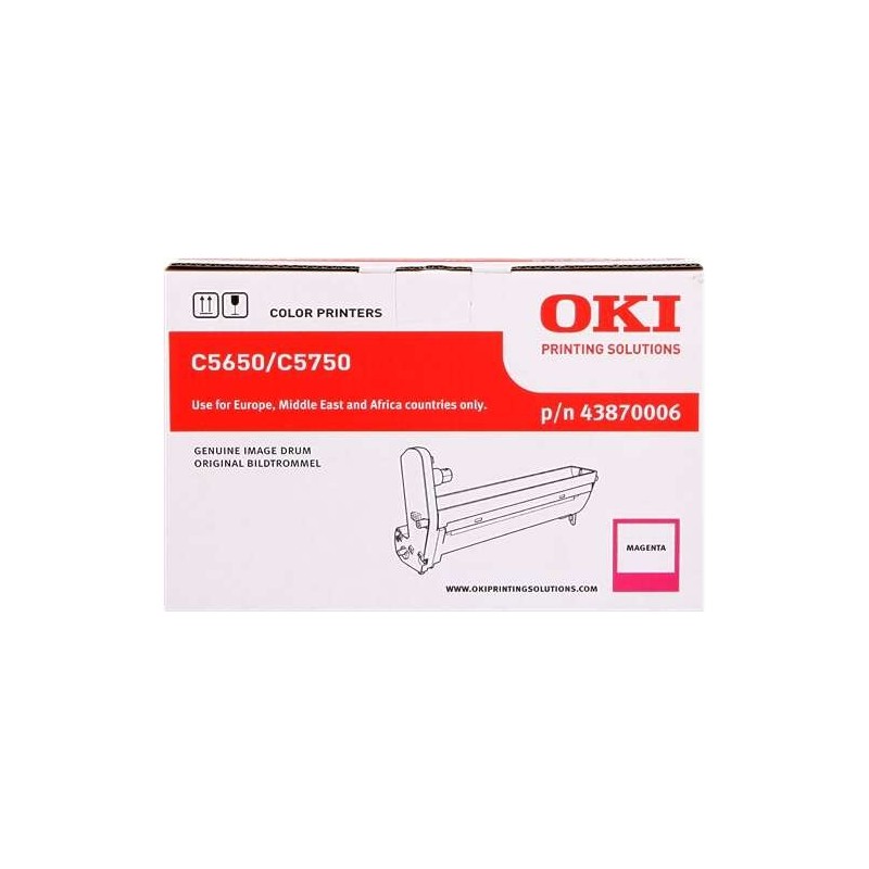 OKI C5650/C5750 Magenta Tambor de Imagen Original - 43870006 (Drum)