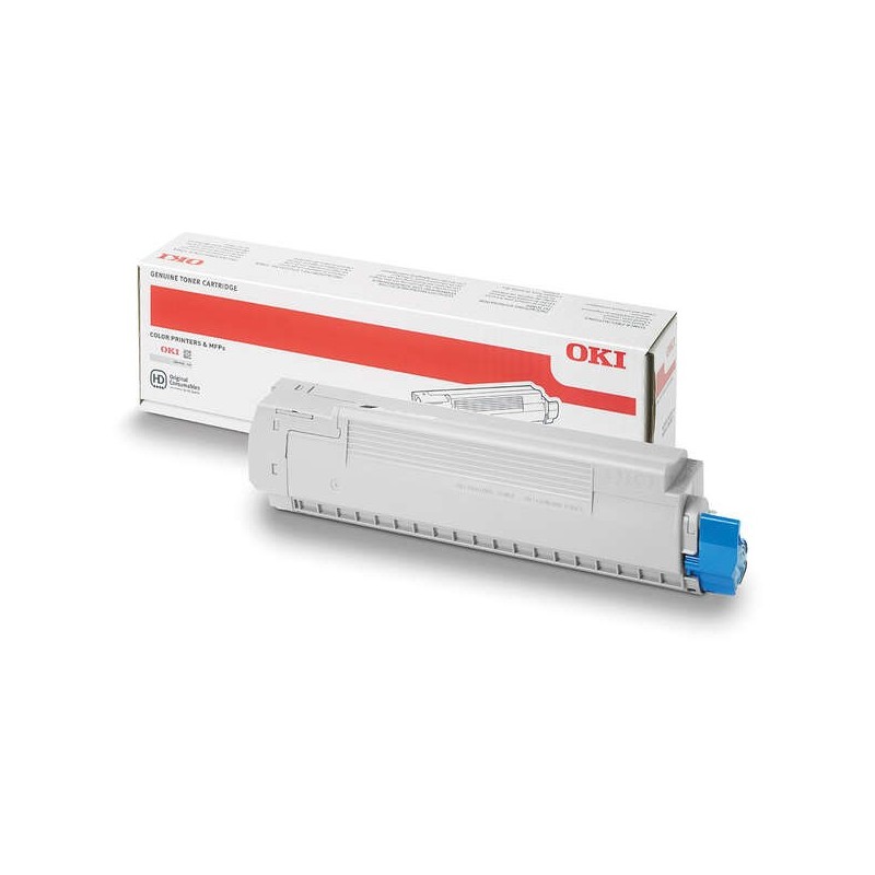 OKI C833/C843 Magenta Cartucho de Toner Original - 46443102