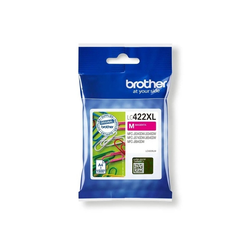 Brother LC422XL Magenta Cartucho de Tinta Original - LC422XLM