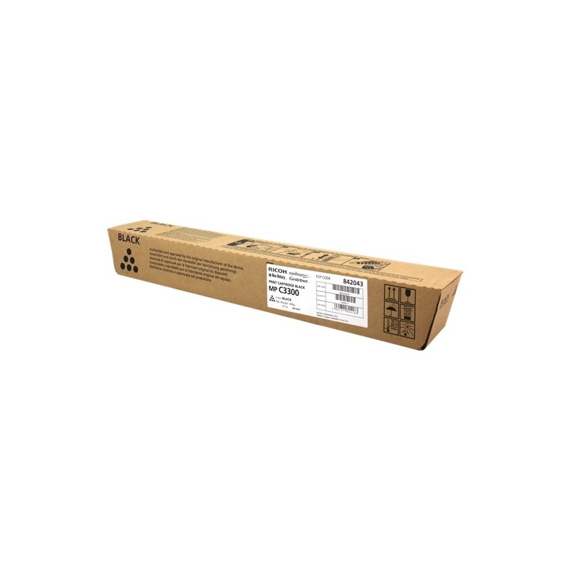 Ricoh Aficio MP-C2800/MP-C3300 Negro Cartucho de Toner Original - 841124/842043